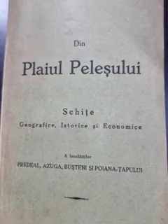Din Plaiul Peleșului. Schițe Geografice, Istorice și Economice a localităților Predeal, Azuga, Bușteni și Poiana-Țapului