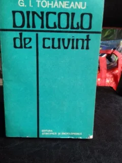 DINCOLO DE CUVINT - G.I. TOHANEANU