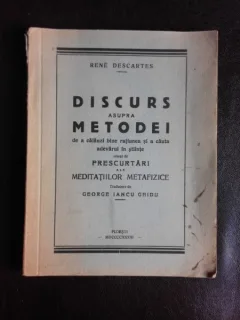 DISCURS ASUPRA METODEI - DESCARTES