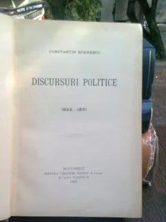 Discursuri politice - Constantin Boerescu (1866-1891)