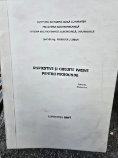 Dispozitive si circuite pasive pentru microunde - Mariana Jurian  partea I Manual