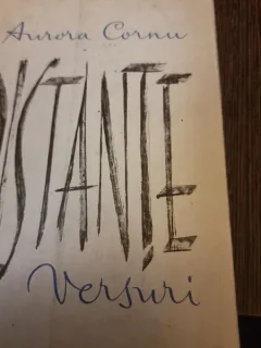 DISTANTE - versuri - Aurora Cornu(prima sotie a lui Marin Preda) Cu dedicatie interesanta pentru Nina Casian