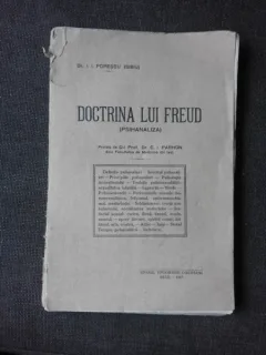 DOCTRINA LUI FREUD (PSIHANALIZA) - I.I. POPESCU