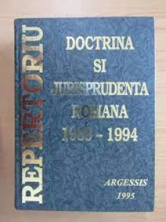 Doctrina si jurisprudenta romana 1989-1994  vol.I