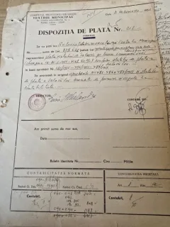 Document al Teatrului Municipal semnat de toti angajatii