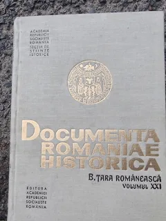 DOCUMENTA ROMANIAE HISTORICA B TARA ROMANEASCA VOL XXI (1626-1627)