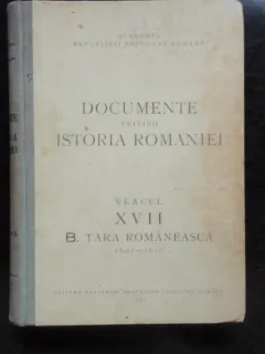 DOCUMENTE PRIVIND ISTORIA ROMANIEI