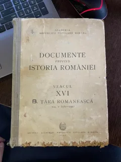Documente privind Istoria Romaniei Veacul XVI B. Tara Romaneasca Vol. V (1581-1590)