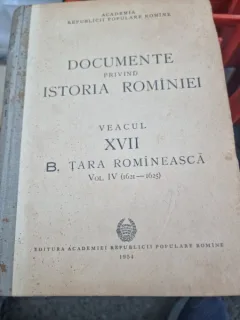 Documente privind Istoria Romaniei Veacul XVII B. Tara Romaneasca Vol. IV (1621-1625)