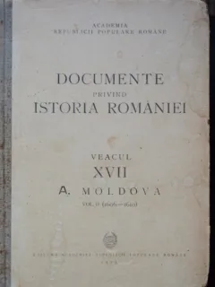 DOCUMENTE PRIVIND ISTORIA ROMANIEI VIL II - A. MOLDOVA