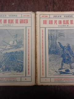 Doi ani pe un bloc de ghiata - Jules Verne  2 volume