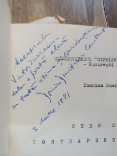 Domnica Dumitrascu-Constantinescu - Contrapunct si Fuga