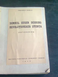 DOMNUL EUGEN DUHRING REVOLUTIONEAZA STIINTA-FREDERICH ENGELS
