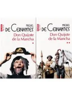 DON QUIJOTE DE LA MANCHA - MIGUEL DE CERVANTES  VOL.I+II