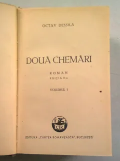 DOUA CHEMARI - OCTAV DESSILA   VOLI+II, COLIGATE