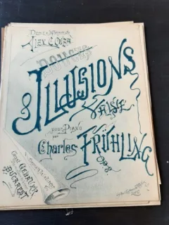 DOUCE ILLUSIONS, VALS, PARTITURA PENTRU PIAN