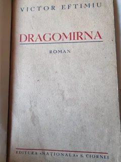 Dragomirna - Victor Eftimiu  cu dedicatie