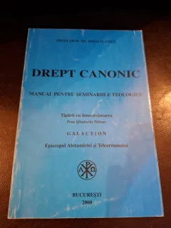 Drept canonic. Manual pentru seminariile teologice - Mihai Platica