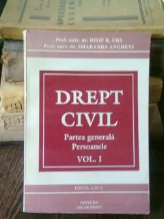 DREPT CIVIL - IOSIF R. URS   VOL.1