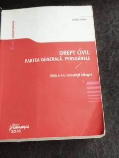DREPT CIVIL. PARTEA GENERALA. PERSOANELE - GABRIEL BOROI
