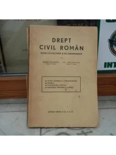 Drept civil roman studiu de doctrina si jurisprudenta volumul 2 , Rosetti Balanescu , 1943