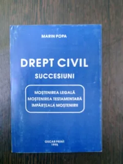 Drept civil succesiuni - Marin Popa