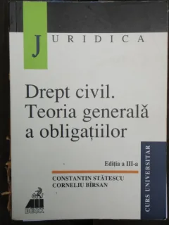DREPT CIVIL. TEORIA GENERALA A OBLIGATIILOR
