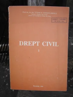 DREPT CIVIL - TUDOR R. POPESCU - BRAILA  VOL.I
