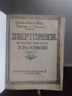 DREPT COMERCIAL - M. PASCANU