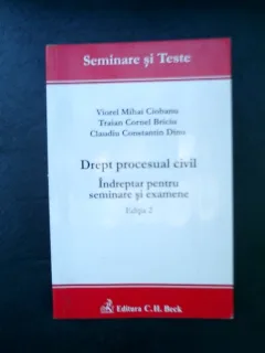 Drept procesual civil Indreptar pentru seminarii si examene editia a II-a - Viorel Mihai Ciobanu