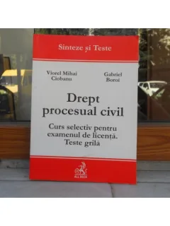 DREPT PROCESUAL CIVIL , SINTEZE SI TESTE , VIOREL MIHAI CIOBANU