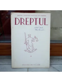 DREPTUL ANUL II SERIA A III-A NR.7-8 1991 , Cursuri