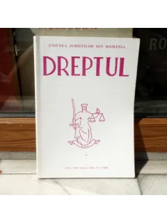DREPTUL ANUL XVII SERIA A III-A NR.9 2006 , Cursuri