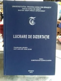 DREPTUL DE PROPRIETATE PUBLICA/LUCRARE DE DIZERTATIE - DUMITRACHE ELENA CLAUDIA