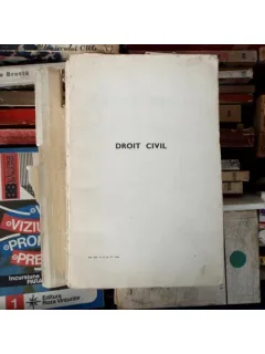 Droit Civil , Gabriel Marty , Tome II , Ier volume , 1962