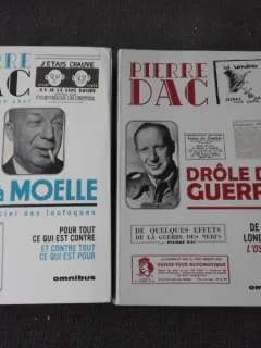 DROLE DE GUERRE+L'OS A MOELLE - PIERRE DAC  (CARTI IN ETUI, TEXT IN LIMBA FRANCEZA)
