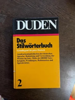 Duden das stilworterbuch (volumul 2)