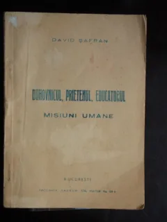 Duhovnicul , prietenul , educatorul - Rabin David Safran