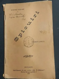 Dumitru Darvari - Spicuiri (cu dedicatie)