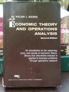 Economic theory and operations analysis - William J. Baumol  (Teoria economică și analiza operațiunilor)