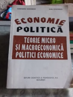 ECONOMIE POLITICA - CONSTANTIN GOGONEATA