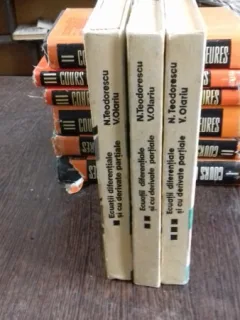 ECUATII DIFERENTIALE SI CU DERIVATE PARTIALE - N. TEODORESCU   3 VOLUME