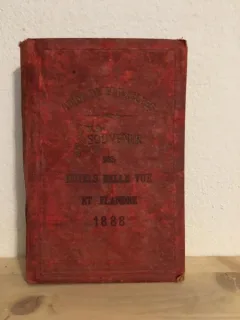 Edouard Dremel - Guide de Bruxelles - Souvenir des Hotels Belle Vue et Flandre