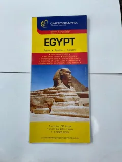 Egypt Map 1: 1. 000. 000, text in limba engleza