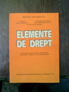 Elemente de drept - Al. Negoita, Dinu Stefanescu
