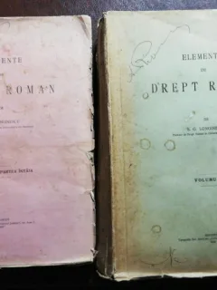 ELEMENTE DE DREPT ROMAN - 2 VOL - S.G.LONGINESCU