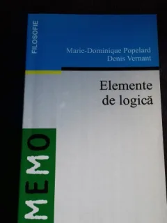 ELEMENTE DE LOGICA - MARIE DOMINIQUE POPELARD