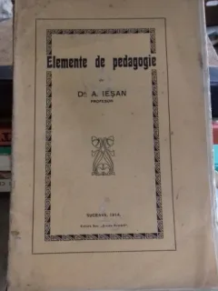 ELEMENTE DE PEDAGOGIE - A. IESEAN