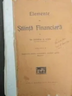 Elemente de Stiinta Financiara - George N. Leon