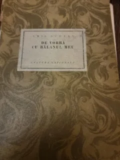 Emil Dorian - De vorba cu balanul meu, dedicatie pentru tatal Ninei Casian